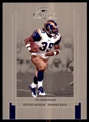 2005 Donruss Classics Steven Jackson St. Louis Rams #90 football card displayed text-align center