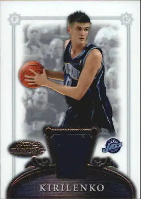 2006-07 Bowman Sterling Andrei Kirilenko Jersey Path Utah Jazz Basketball Trading Card