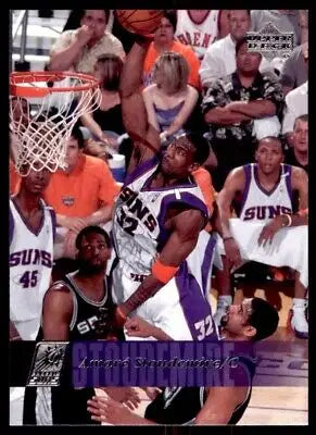 Amare Stoudemire dunking in 2006-07 Upper Deck Phoenix Suns #155 trading card image