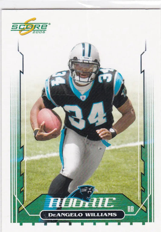 2006 Donruss #334 DeAngelo Williams RC Carolina Panthers