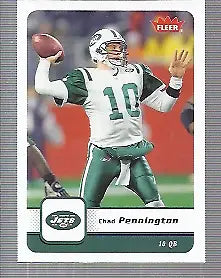 Chad Pennington 2006 Fleer Giants Football Card NFL Sports NM-MT collectible image