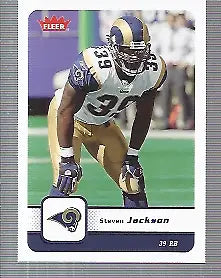 Steven Jackson 2006 Fleer #90 Football Card St Louis Rams NFL Sports collectible