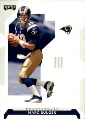 2006 Playoff NFL Playoffs #38 Marc Bulger St Louis Rams Football Card NFL NM-MT