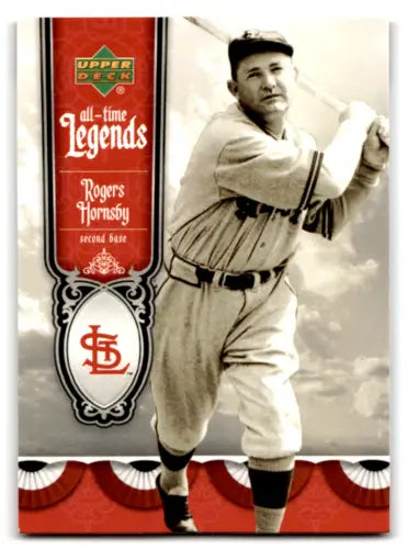 2006 Upper Deck All-Time Legends AT40 Rogers Hornsby baseball card original gloss NM-MT