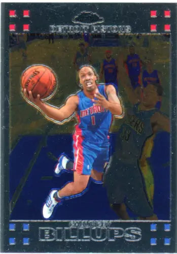 2007-08 Topps Chrome Chauncey Billups Detroit Pistons Basketball Card NM-MT