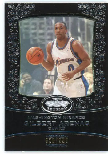 2007-08 Topps Echelon #36 Gilbert Arenas basketball card from the Washington Wizards