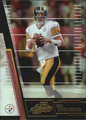 2007 Absolute Memorabilia #111 Ben Roethlisberger Pittsburgh Steelers trading card NM