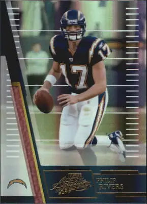 Philip Rivers 2007 Absolute Memorabilia Football Card San Diego Chargers NM