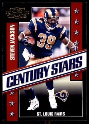 Steven Jackson 2007 Donruss Threads Century Stars card St. Louis Rams CS-7