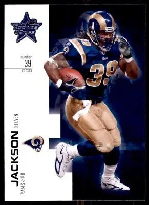 Steven Jackson 2007 Leaf Rookies & Stars football card St. Louis Rams #44