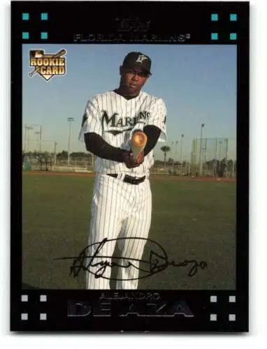 2007 Topps #623 Alejandro De Aza NM-MT RC Rookie Marlins original gloss collectible card