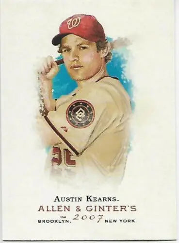 2007 Topps Allen and Ginter #3 Austin Kearns NM-MT Nationals original gloss baseball card