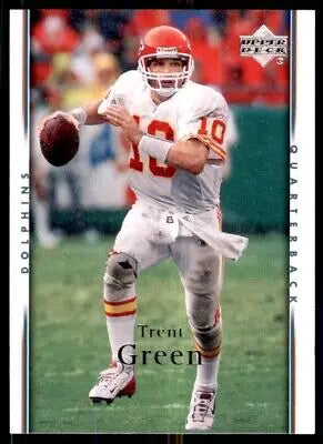 Trent Green Upper Deck football card from 2007 with Miami Dolphins #93 design