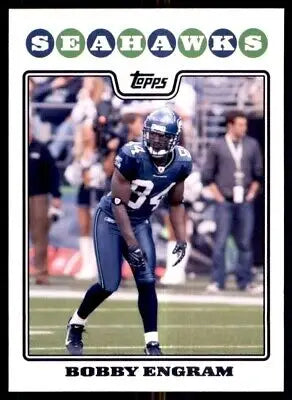 Bobby Engram football card 2008 Topps Seattle Seahawks #147 text-align center display