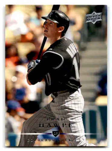 2008 Upper Deck #249 Brad Hawpe baseball card with original gloss, Rockies collectible