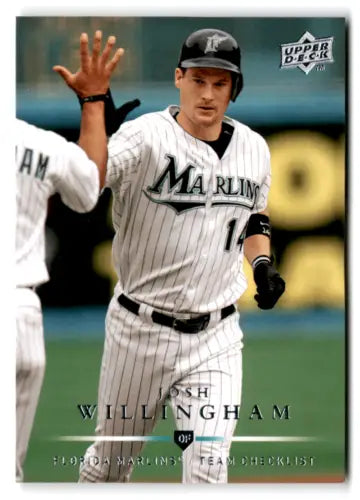 2008 Upper Deck #765 Josh Willingham baseball card with original gloss, NM condition