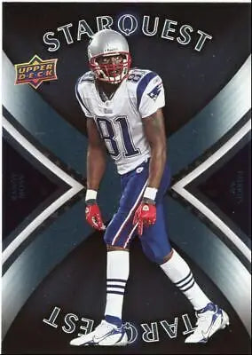 Randy Moss football card from 2008 Upper Deck StarQuest New England Patriots SQ26