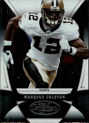 2009 Certified #79 Marques Colston New Orleans Saints Football Card for Saints football fans