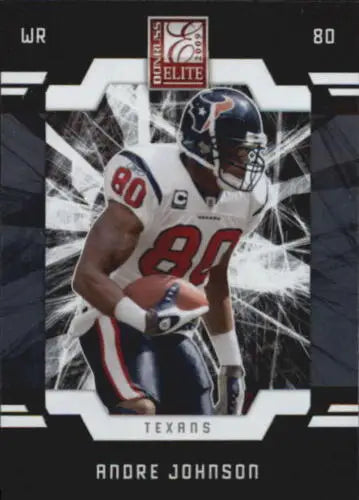 Original gloss 2009 Donruss Elite #40 Andre Johnson football card for Texans fans