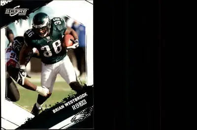 Brian Westbrook Philadelphia Eagles football card 2009 Score #219 in EX-MT condition