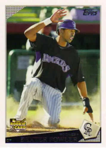 Dexter Fowler rookie card 2009 Topps #96 original gloss Rookie Rockies collectible