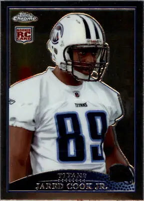 NFL Trading Card of Jared Cook in Tennessee Titans White Jersey #89 Topps Chrome