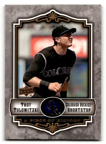 2009 Upper Deck Troy Tulowitzki Baseball Card NM-MT with original gloss, Rockies ID:57925