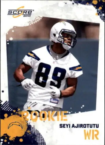 Seyi Ajirotutu 2010 Score Rookie #392 NM-MT card with original gloss design