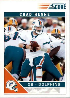 Chad Henne Miami Dolphins Football Card 2011 Score #153 NM-MT NFL Sports Collectible