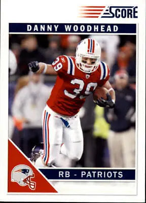 Danny Woodhead 2011 Score New England Patriots football card NM-MT condition