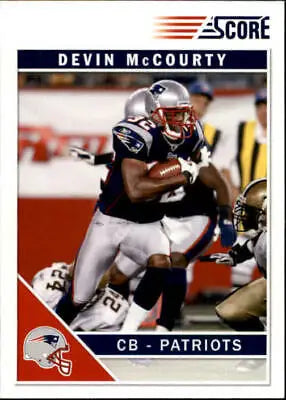 Devin McCourty New England Patriots football card 2011 Score #173 NFL NM-MT