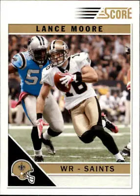 Lance Moore New Orleans Saints football card 2011 Score #182 NFL Sports NM-MT