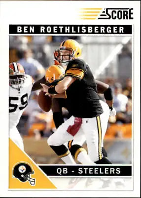 Ben Roethlisberger Pittsburgh Steelers football card 2011 Score #227 NM-MT quality