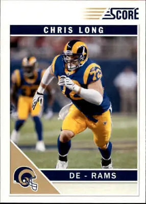 Chris Long 2011 Score #265 St Louis Rams Football Card NFL Sports NM-MT collectible