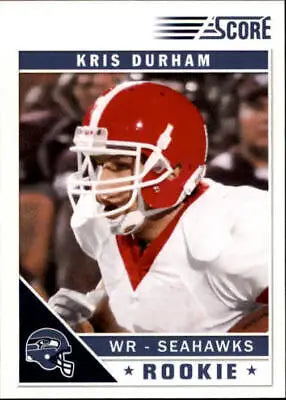 Kris Durham Rookie Seattle Seahawks Football Card 2011 Score #355 in NM-MT condition