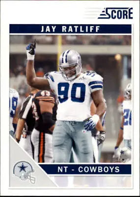 Jay Ratliff Dallas Cowboys football card from 2011 Score #80 NFL Sports NM-MT