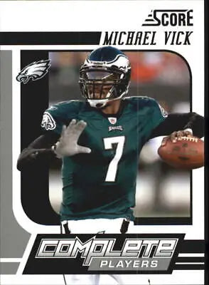 Michael Vick Philadelphia Eagles football card from 2011 Score Complete collection