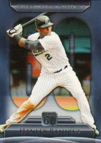 Hanley Ramirez baseball card from 2011 Topps Topps 60 with original gloss featuring Marlins