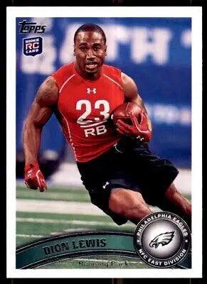 Dion Lewis rookie card from 2011 Topps Philadelphia Eagles #46 collectible item