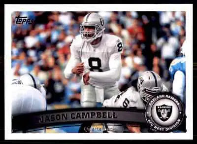 Topps Jason Campbell Oakland Raiders trading card #145 for collectors and fans