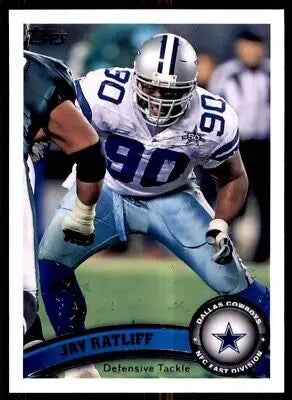 Jay Ratliff football card from 2011 Topps Dallas Cowboys with text-align center design