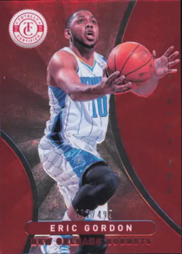 Eric Gordon basketball card 2012-13 Totally Certified Red #183 New Orleans Hornets NM-MT