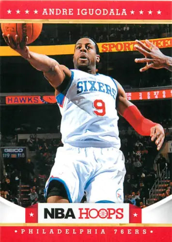 Andre Iguodala Philadelphia 76ers NBA Basketball Card 2012-13 Hoops #22 EX condition