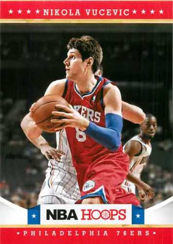 Nikola Vucevic Rookie 2012-13 Hoops #237 Basketball Card Philadelphia 76ers EX