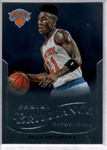 Iman Shumpert 2012-13 Panini Brilliance basketball card with original gloss NM-MT Knicks