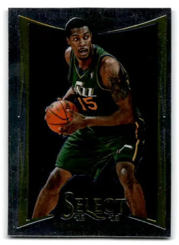 Basketball trading card 2012-13 Panini Select #116 Derrick Favors with original gloss