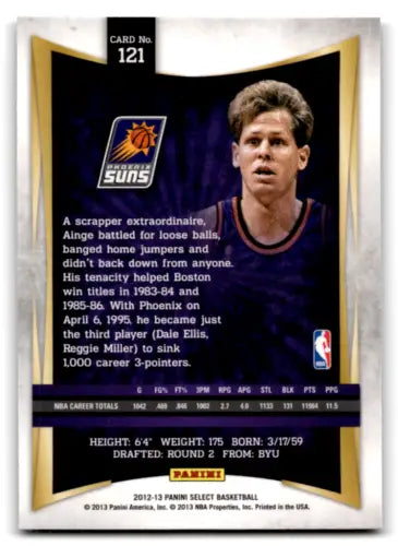 Danny Ainge basketball card from 2012-13 Panini Select with original gloss