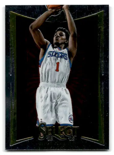 Nick Young in white uniform, original gloss 2012-13 Panini Select #98 for 76ers