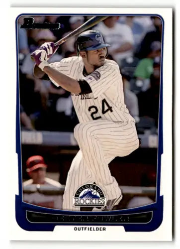 Baseball card of Dexter Fowler 2012 Bowman #31 NM featuring original gloss quality