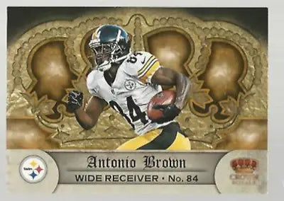 Antonio Brown 2012 Crown Royale #23 Pittsburgh Steelers Football Card NM-MT